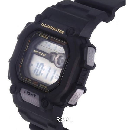 Casio Digital Dial Resin Quartz W-737HX-1A W737HX-1 Quartz 100M herreur