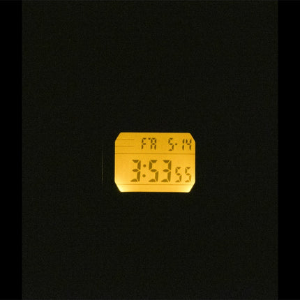 Casio digital harpiksrem sort urskive quartz W-738H-3AV 100M herreur