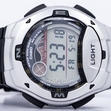 Casio Digital sport tidevand graf Illuminator W-753-1AVDF W-753-1AV Herreur