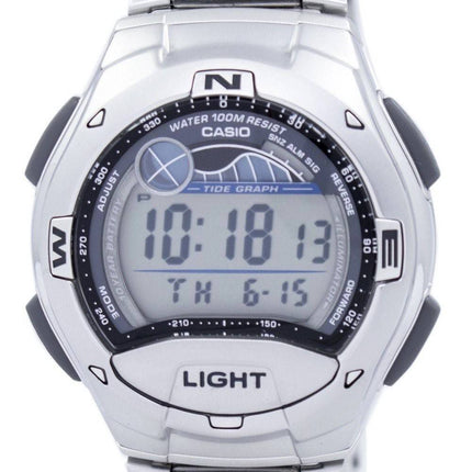 Casio Dual tid Alarm tidevandet graf Digital W-753D-1AV W753D-1AV Herreur