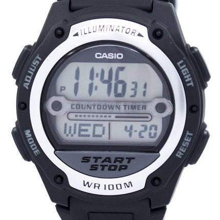 Casio Illuminator verden tid Digital W-756-1AV W756-1AV Herreur