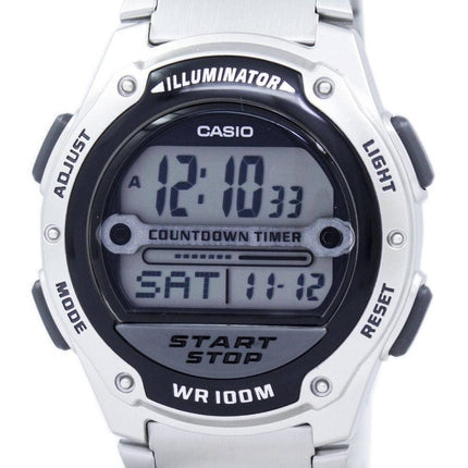 Casio Illuminator Countdown tidtager Digital W-756D-1AV Herreur