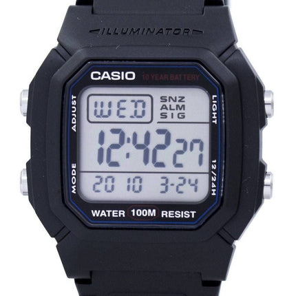 Casio Digital klassiske Illuminator W-800H-1AVDF W-800H-1AV Herreur