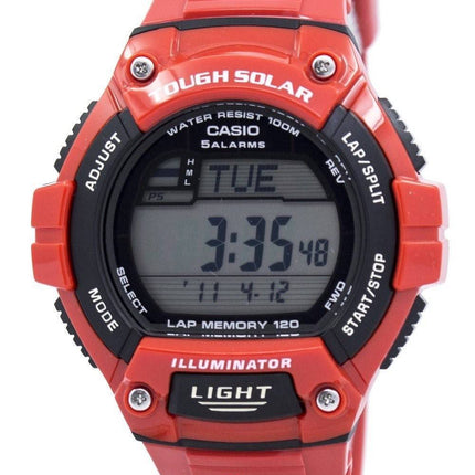 Casio Illuminator hård sol Lap hukommelse Alarm Digital W-S220C-4AV Herreur