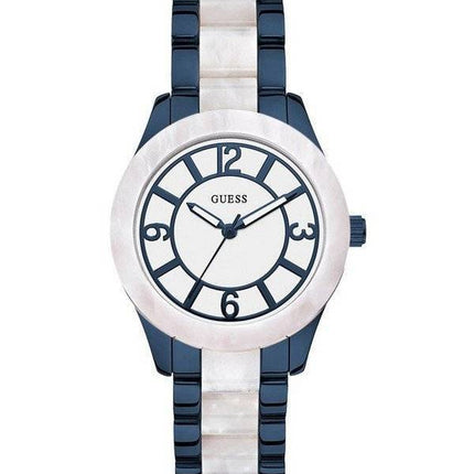 Gætte gudinde to Tone rustfrit stål kvarts W0074L3 kvinders ur