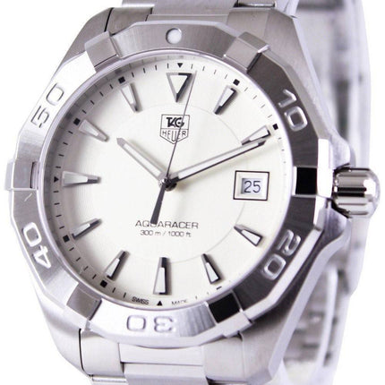 Tag Heuer Aquaracer Silver urskive 300M WAY1111. BA0910 Herreur