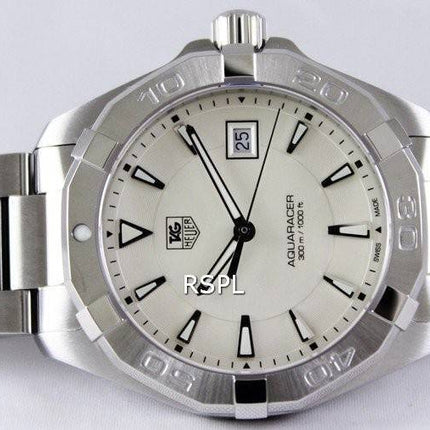 Tag Heuer Aquaracer Silver urskive 300M WAY1111. BA0910 Herreur