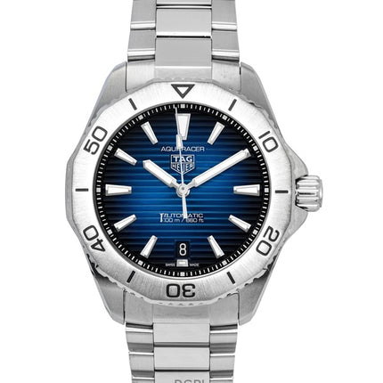 Tag Heuer Aquaracer rustfrit stål blå urskive automatisk dykkerur WBP2111.BA0627 200M herreur