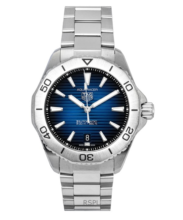 Tag Heuer Aquaracer rustfrit stål blå urskive automatisk dykkerur WBP2111.BA0627 200M herreur