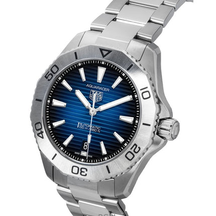 Tag Heuer Aquaracer rustfrit stål blå urskive automatisk dykkerur WBP2111.BA0627 200M herreur