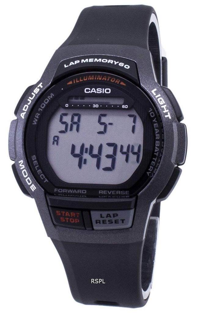 Casio ungdom WS-1000H-1AV WS1000H-1AV Illuminator digitalt Herreur