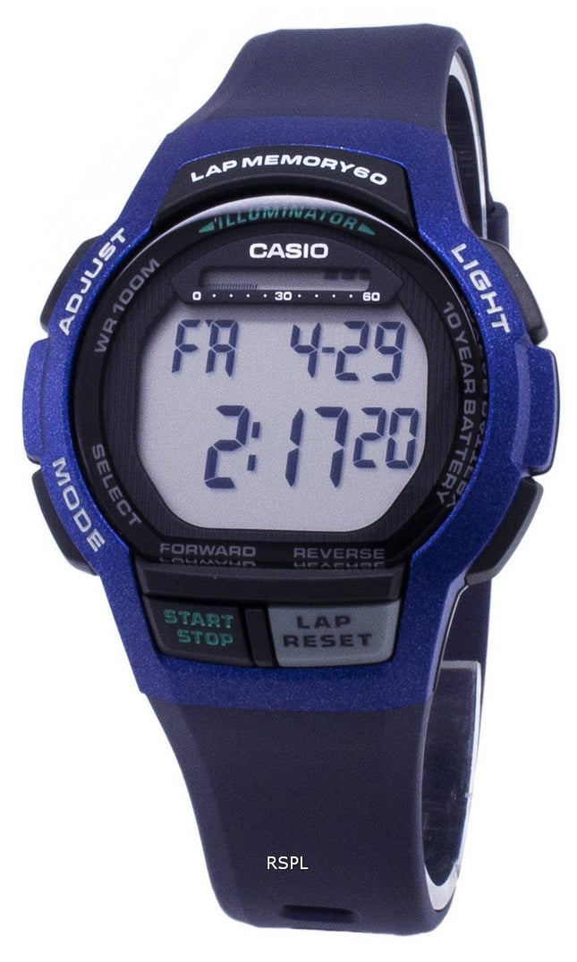 Casio ungdom WS-1000H-2AV WS1000H-2AV Illuminator digitalt Herreur