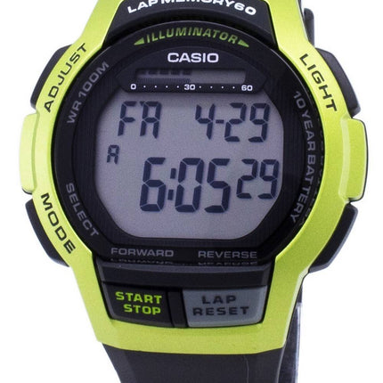 Casio ungdom WS-1000H-3AV WS1000H-3AV Illuminator digitalt Herreur