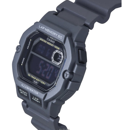 Casio Standard Digital Resin Rem Quartz WS-1400H-8BV 100M herreur