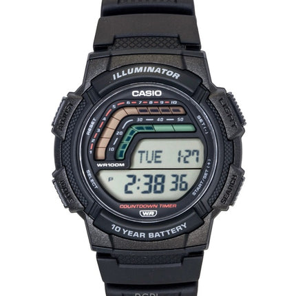 Casio digitalt harpiksrem kvarts WS-1800-1AV 100M herreur