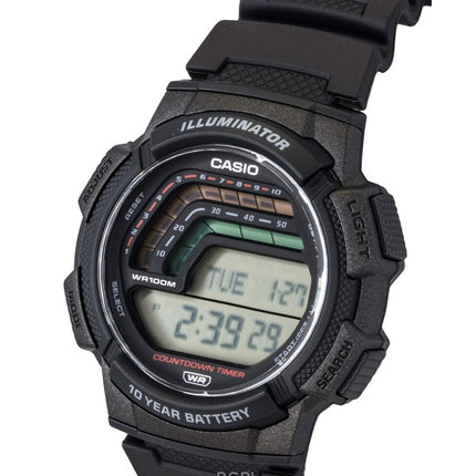 Casio digitalt harpiksrem kvarts WS-1800-1AV 100M herreur
