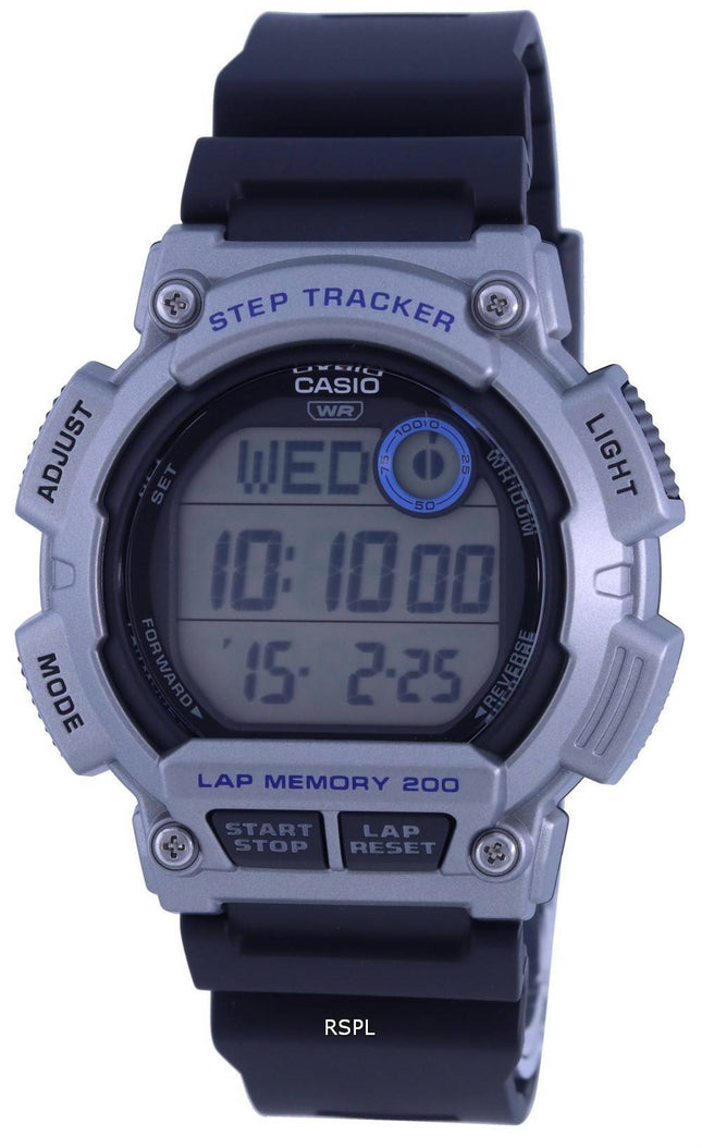 Casio Youth Digital Resin Rem WS-2100H-1A2 WS2100H-1 100M herreur