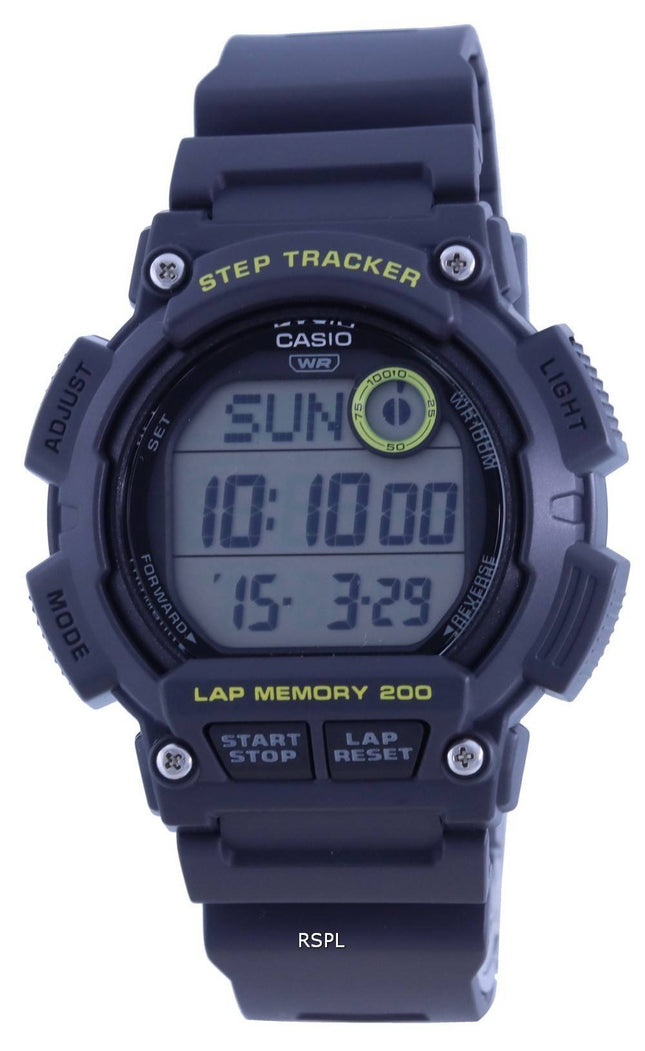 Casio Youth Digital Resin-rem WS-2100H-8A WS2100H-8 100M herreur
