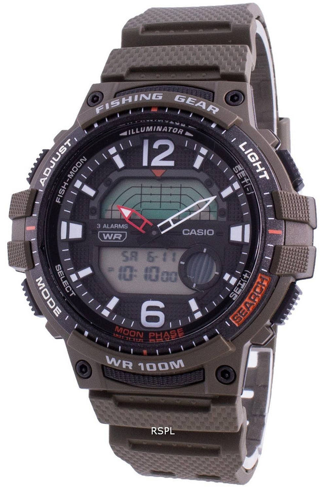 Casio Youth WSC-1250H-3AV Quartz Moon Phase Herreur