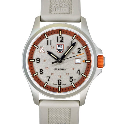 Luminox Bear Grylls Survival Land gummirem beige urskive kvarts XB.3717 100M herreur