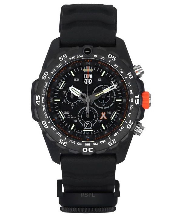 Luminox Bear Grylls Survival Master Series Chronograph Black Dial Quartz Diver&#39,s XB.3741 200M herreur