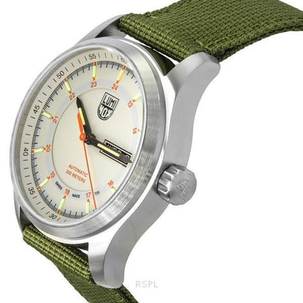 Luminox Atacama Field Cloth Rem Ivory Dial Automatic Diver&#39,s XL.1907.NF 200M herreur