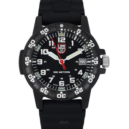 Luminox Leatherback Sea Turtle Silikonerem Black Dial Quartz XS.0301.L 100M herreur