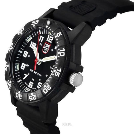 Luminox Leatherback Sea Turtle Silikonerem Black Dial Quartz XS.0301.L 100M herreur