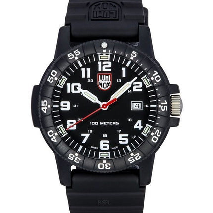 Luminox Leatherback SEA Turtle Giant Polyurethan Rem Black Dial Swiss Quartz XS.0321.L 100M herreur