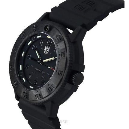 Luminox Original Navy Seal gummirem Black Dial Quartz Diver&#39,s XS.3001.EVO.BO.S 200M herreur