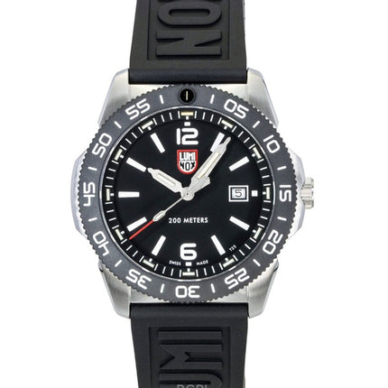 Luminox Pacific Diver gummirem sort urskive kvarts dykkerur XS.3121.1 200M herreur