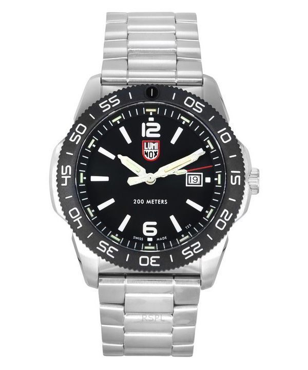Luminox Pacific Diver Stainless Steel Black Dial Quartz XS.3122 200M herreur