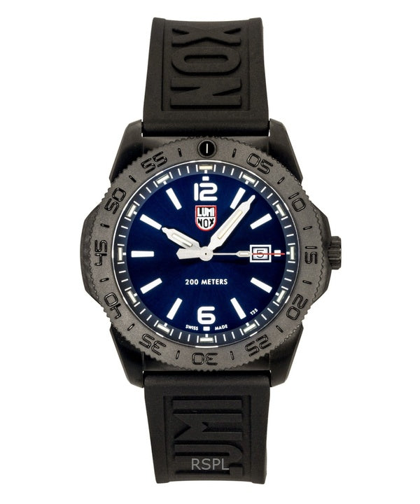 Luminox Pacific Diver gummirem blå Sunray urskive quartz dykkerur XS.3123.B 200M herreur