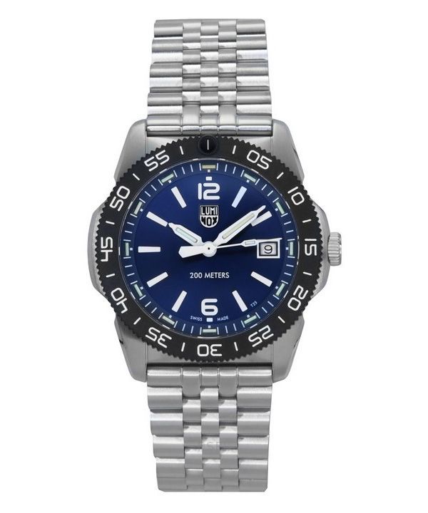 Luminox Pacific Diver Ripple Stainless Steel Blue Dial Quartz XS.3123M.SET.1 200M herreur med ekstra rem
