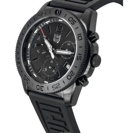 Luminox Pacific Diver Chronograph gummirem sort urskive kvarts XS.3141.BO.1 200M herreur