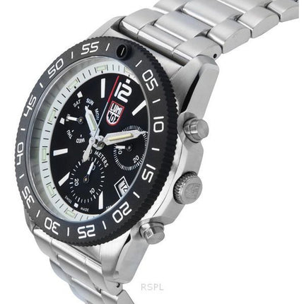 Luminox Pacific Diver Chronograph Rustfrit stål Black Dial Quartz XS.3141.M 200M herreur
