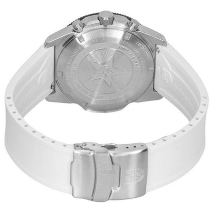 Luminox Pacific Diver Chronograph Hvid gummirem Black Dial Swiss Quartz Diver&#39,s XS.3141 200M herreur
