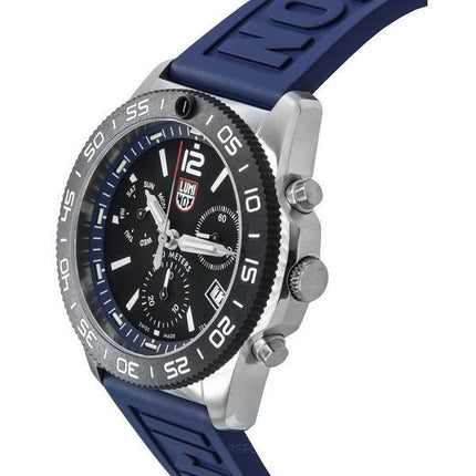 Luminox Pacific Diver Chronograph Navy gummirem Black Dial Swiss Quartz Diver&#39,s XS.3143 200M herreur