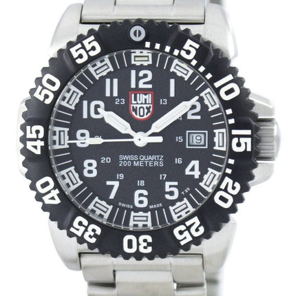 Luminox havet Navy Seal stål Colormark 3150 serie schweizisk Quartz 200M XS.3152.NV Herreur