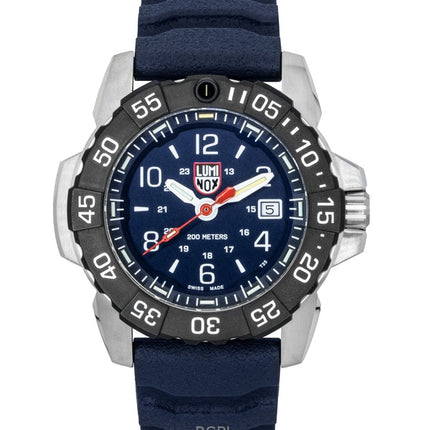 Luminox Navy Seal gummirem blå urskive quartz dykkerur XS.3253.CB 200M herreur