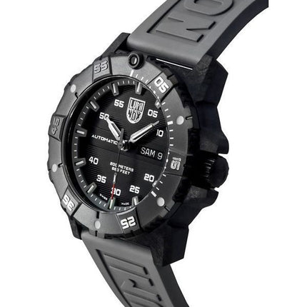 Luminox Master Carbon SEAL Grå gummirem Black Dial Swiss Automatic Diver's XS.3862 200M herreur