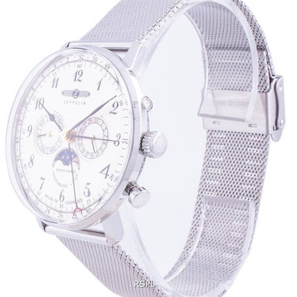 Zeppelin Hindenburg Z7036M1 Quartz Moon Phase Herreur