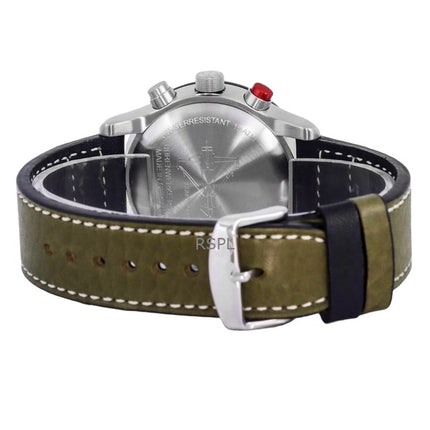 Zeppelin Eurofighter Chronograph Læderrem Beige Urskive Quartz 7298-5 72985 100M herreur