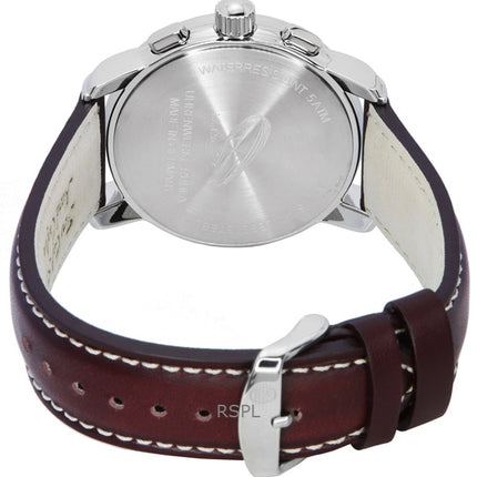 Zeppelin LZ126 Los Angeles Chronograph Burgundy Dial Quartz 76146 herreur