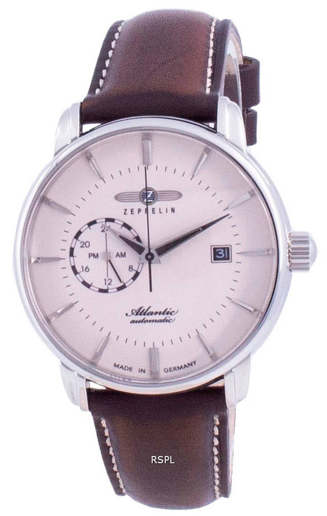 Zeppelin Atlantic Beige Dial Automatic 8470-5 84705 Herreur