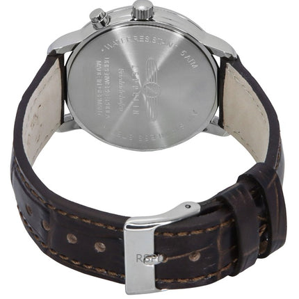 Zeppelin Friedrichshafen Læderrem Guldskive Quartz 85375 Dameur