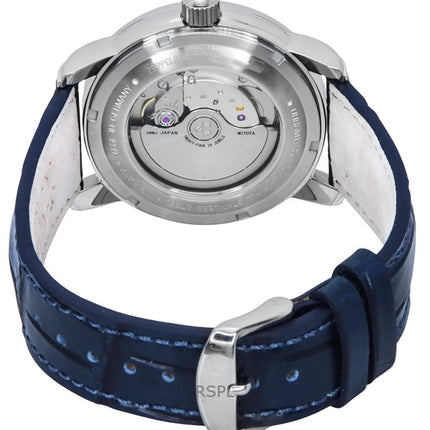 Zeppelin Friedrichshafen GMT læderrem Blue Dial Automatisk 85963 herreur