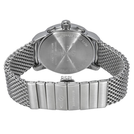 Zeppelin 100 Jahre Ed 1 Chronograph Ice Blue Dial Quartz 8670M4 herreur