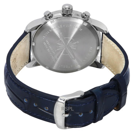 Zeppelin LZ 14 Marine Chronograph Læderrem Blue Dial Quartz 88883 herreur