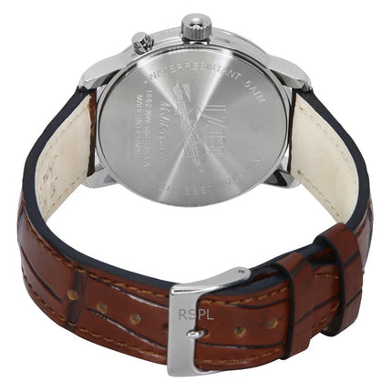 Zeppelin Mediterranean Moon Phase læderrem Beige Urskive Quartz 96365 Herreur